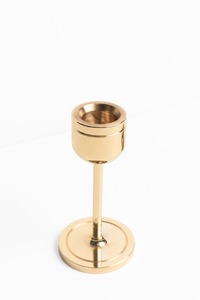 Proveedor de portavelas de latón metálico personalizado, MOQ bajo para revendedores y tiendas de regalos concreto, tarro de vela único - Product Image 2