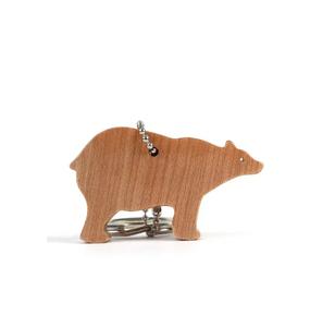 Porte-clés et porte-clés en bois faits à la main en laiton indien avec décoration polonaise Fabrication et approvisionnement de porte-clés - Product Image 1