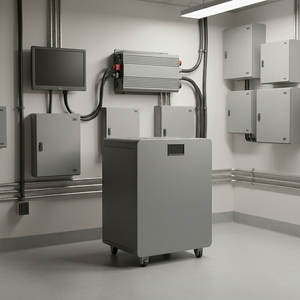 Batterie solaire murale LiFePO4 51,2 V 300 Ah 15,36 kWh tout-en-un IP55 CAN RS232 RS485 11000 cycles - Product Image 1