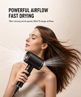 Sèche-cheveux professionnel haute vitesse 110000 tr/min Moteur BLDC sans balais 1400W Protection thermique ionique négative Concentrateur magnétique