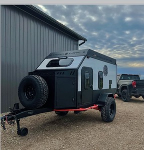 Caravana/Remolque para Campamento y Viajes Todoterreno, para Uso en Vehículos Familiares, con Agua y Aire - Product Image 6