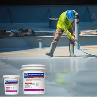Revêtement de toit en silicone polyuréthane liquide peinture acrylique pour toitures revêtement de matériaux de construction étanche résistant aux UV