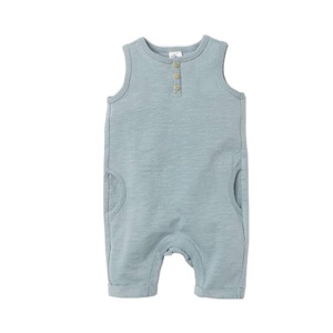 คุณภาพสูงเด็กทารกRomperแขนสั้นสําหรับทารกผ้าฝ้าย 100% ชุดบอดี้สูทเด็ก 24 เดือนที่กําหนดเองจากBDผู้ผลิต - Product Image 3