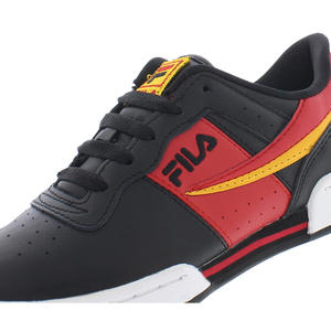 Chaussures de fitness originales Fila pour garçons Couleur : Noir/Rouge/Jaune 100% authentiques - Product Image 3
