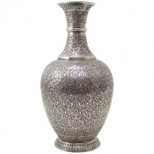 Vase à fleur en métal de luxe design fait à la main classique indien élégant Design moderne qualité supérieure pour mariage salon chambre à coucher - Product Image 4