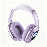 Casque hybride ANC 6.0 étanche IPX5 avec écouteurs de jeu RGB, appels mains libres clairs et conception supra-auriculaire pour les trajets quotidiens