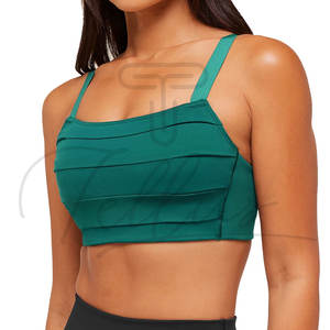 Soutien-gorge de sport respirant à maintien élevé sans couture pour femmes, idéal pour le yoga et la salle de sport, avec extensibilité quadridirectionnelle et séchage rapide - Product Image 3