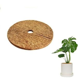 Tapete redondo de fibra de coco para protectores de árboles y paisajismo de jardines - Product Image 1