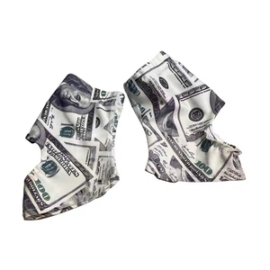 Crampons de football en polyester Housses de football Sublimation personnalisée Crampons de football américain pour jeunes Spat Men Shoe Toe Cover Protector - Product Image 1