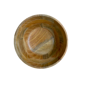 Juego de ensaladeras de madera de acacia grande respetuoso con el medio ambiente, artesanías de madera Natural tallada a mano, diseño clásico elegante, servicio sostenible para - Product Image 6