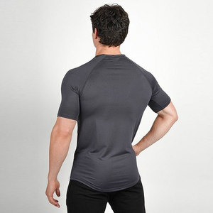 เสื้อยืดหนังนิ่มเลียนแบบสตรีทสำหรับผู้ชายเสื้อยืดปักลายโลโก้ตามสั่งสไตล์อเมริกันย้อนยุค - Product Image 3