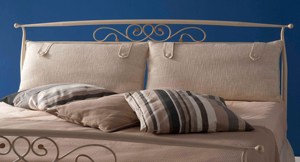 โครงเตียงเหล็กแบบแฮนด์เมดสไตล์ชนบทเตียงโลหะแบบเรียบง่ายบ้านไร่เหล็กหัวเตียงคิงแอนด์ควีน - Product Image 3