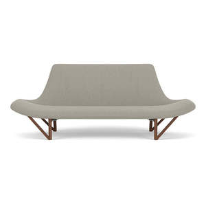 Contemporary Two-Seater Pagode <b>Sofa</b> Convertible Wood and <b>Sponge</b>-Filled Living Room Furniture <b>for</b> Home Apartment - Product Image 1