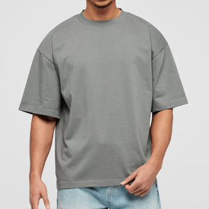 T-shirt pour homme de haute qualité, coupe régulière, épaules tombantes, 100% coton, écologique, respirant, séchage rapide, sérigraphie - Product Image 1