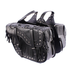 Sac de rangement pour bagages de moto étanche en cuir pour selle de moto - Product Image 5