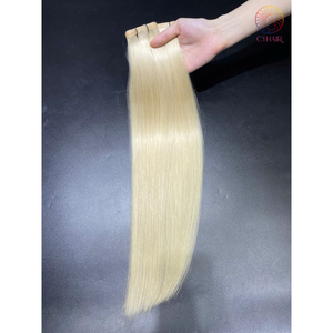 ผมต่อผมมนุษย์แท้ยาว20นิ้วสีงาช้างแบบตรงสไตล์คลื่นธรรมชาติ - Product Image 3