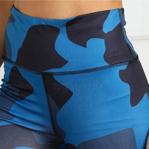 Mallas de mujer personalizadas de alta calidad con logotipo Fitness Yoga Leggings mallas ajustadas pantalones para mujer - Product Image 3