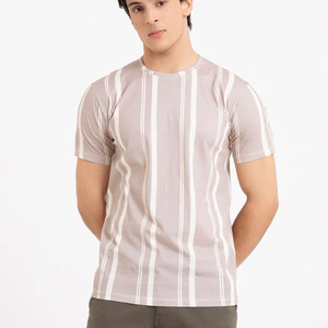 Camisetas de hombre marca de impresión personalizada transpirable 100% algodón camisetas de hombre de alta calidad gráfico de peso pesado camisetas de hombre - Product Image 1
