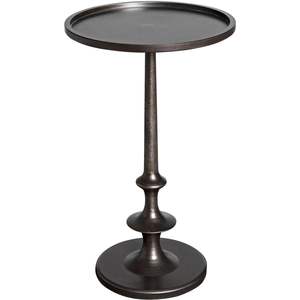 Mesa Auxiliar de Hierro Forjado Resistente con Acabado Negro para el Hogar, Hoteles, Sala de Estar, Muebles Decorativos - Product Image 5