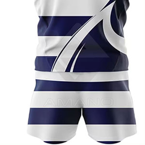 Uniformes de Rugby para Hombre al por Mayor, de Alta Calidad, Personalizables, Transpirables, 100% Poliéster, con Logotipo y Diseño Personalizados - Product Image 6