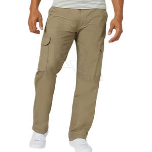 Pantalon cargo décontracté pour homme Daily Comfort, 100% coton, tissu léger avec poches, conçu pour la mode urbaine et les activités de plein air - Product Image 6