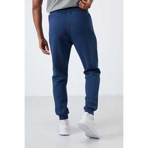 Pantalon de survêtement décontracté pour homme Cesar Indigo à taille élastique 84929 Style polaire avec poches - Product Image 2