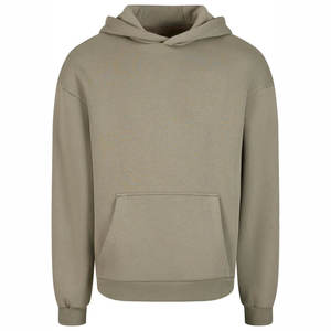 Sudadera con capucha recortada de mezcla de algodón 100% Unisex, ropa de calle de moda, Sudadera con capucha de gran tamaño con corte elegante único para hombre, lavada bordada para - Product Image 1