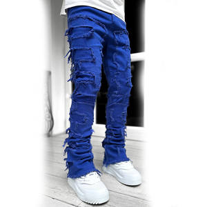 Pantalones Vaqueros Negros Holgados, Pantalones Vaqueros Vintage con Lavado Ácido y Bolsillos Casuales, en Oferta con Logotipo Personalizado - Product Image 5