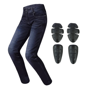 Ropa deportiva de carreras profesional Pantalones vaqueros de mezclilla de cuatro piezas Equipo de protección Pantalones de montar en motocicleta de talla grande - Product Image 1
