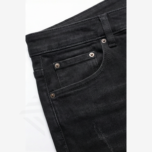 Jeans en denim classique à jambe droite pour homme, coupe droite unisexe, hiver, séchage rapide, haute qualité, léger, OEM ODM - Product Image 5