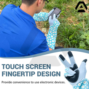 Gants de jardin à manches longues de protection avec tissu anti-rayures et paume renforcée Meilleurs gants de sécurité PAR AMAZING INDUSTRIES - Product Image 3