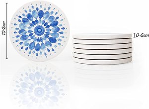 Sous-verre de service en marbre de style classique de la meilleure qualité avec incrustation d'os pour la table et l'hôtel Top Sale - Product Image 5