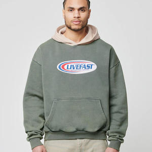 Sweat à capuche mode unisexe | Sweat-shirt en molleton à logo personnalisé en gros | Fabricant de pull Streetwear surdimensionné - Product Image 1