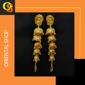 Best Offers <b>Earrings</b> Set with 22CT Gold Plated Round Shaped Trendy Designed Fancy <b>Earrings</b> Set for Sale by Exporters - Product Image 4