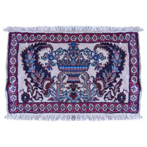Tapis en laine et coton de qualité supérieure, tissé à la main, luxueux, artisanal, pour la décoration de la maison et du bureau - Product Image 1