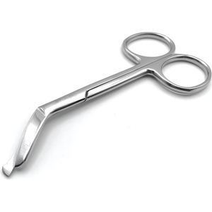 Ciseaux à plâtre à pointe arrondie incurvée en acier inoxydable allemand, instruments chirurgicaux manuels - Product Image 2
