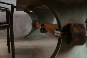 Coiffeuse de salon extérieur moderne Mobilier d'intérieur minimaliste Matériau métallique Remise du fabricant Étude de bureau à domicile - Product Image 2