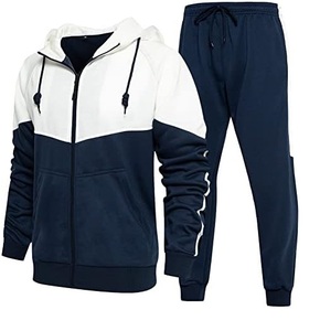 ชุดวอร์มมีฮู้ดโอเวอร์ไซส์สำหรับผู้ชายและผู้หญิงชุดแนวสตรีทเสื้อสเวตเชิ้ตและกางเกงวิ่งจ๊อกกิ้งแขนยาวแฟชั่น - Product Image 1