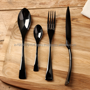 Ensemble de couverts de luxe noir brillant - Product Image 4
