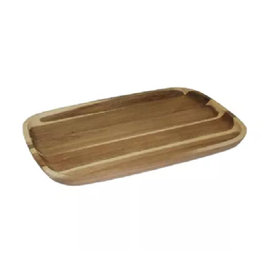 Décoration d'intérieur moderne et unique Gadgets de cuisine design fantaisie Plateau en métal et bois Nouveau style Rectangle Collection maison Plateau/support - Product Image 1