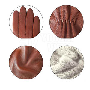 MOQ bajo Diseña tus propios guantes de cuero Guantes de cuero de diferentes estilos Guantes de cuero de moda - Product Image 6