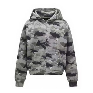 Sweat-shirt à capuche pour homme avec logo personnalisé en gros OEM, sweat-shirt à capuche lourd avec broderie et impression pour homme - Product Image 6