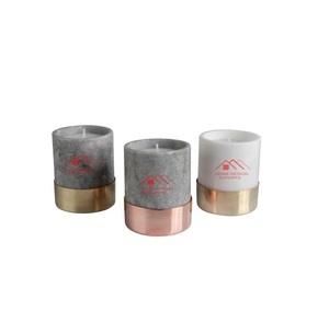 Bougie en marbre blanc de vente chaude T Light Candle Jar et table à manger bougeoir en marbre photophore pour le produit le plus vendu - Product Image 5