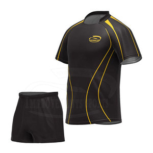 Meilleures ventes d'uniformes de rugby confortables à manches courtes de haute qualité avec style confortable - Product Image 1