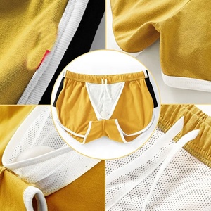 Vente en gros de shorts personnalisés couleur bonbon shorts chauds à cordon élastique - Product Image 6