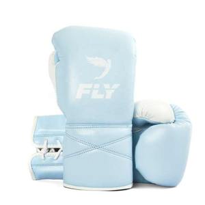 Guantes de boxeo con mosca de entrenamiento profesional Cuero de vaca con logotipo personalizado Guantes de boxeo con perforación profesional - Product Image 1