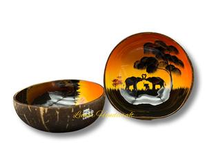 Wholesale Vietnam Handicraft Lacquer Coconut <b>Bowl</b> Modern Style Colorful Good Choice - Product Image 4