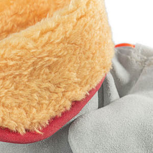 Guantes de trabajo de cuero genuino dividido de vaca XL de la mejor calidad, protección de manos de brazo largo con altos estándares de seguridad, suaves para el tacto para Wel - Product Image 5