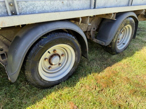 Remolque de Acero Portátil de Doble Eje de Alta Resistencia de 14 pies x 10 pies, Nuevo y de Calidad, para Transporte de Ganado, Animales de Granja, con Capacidad de 800-1500 kg - Product Image 5