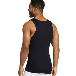 Camiseta sin Mangas para Hombre de Alta Calidad, Diseño Personalizado, Ecológica, Anti-UV, de Secado Rápido, OEM, para Gimnasio y Fitness, Transpirable, Tejida en Spandex/Algodón - Product Image 2